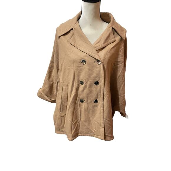 Ted Baker Wool Cashmere Cape Coat New Retails: $349 - Picture 2 of 8